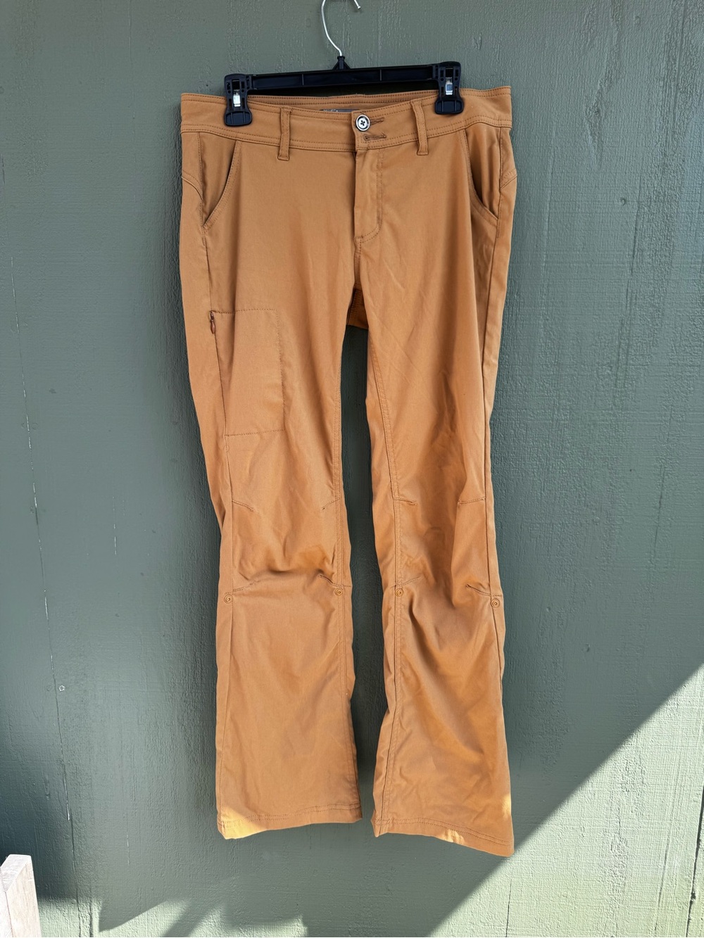 Prana womens Cargo Pants in Tan Brown